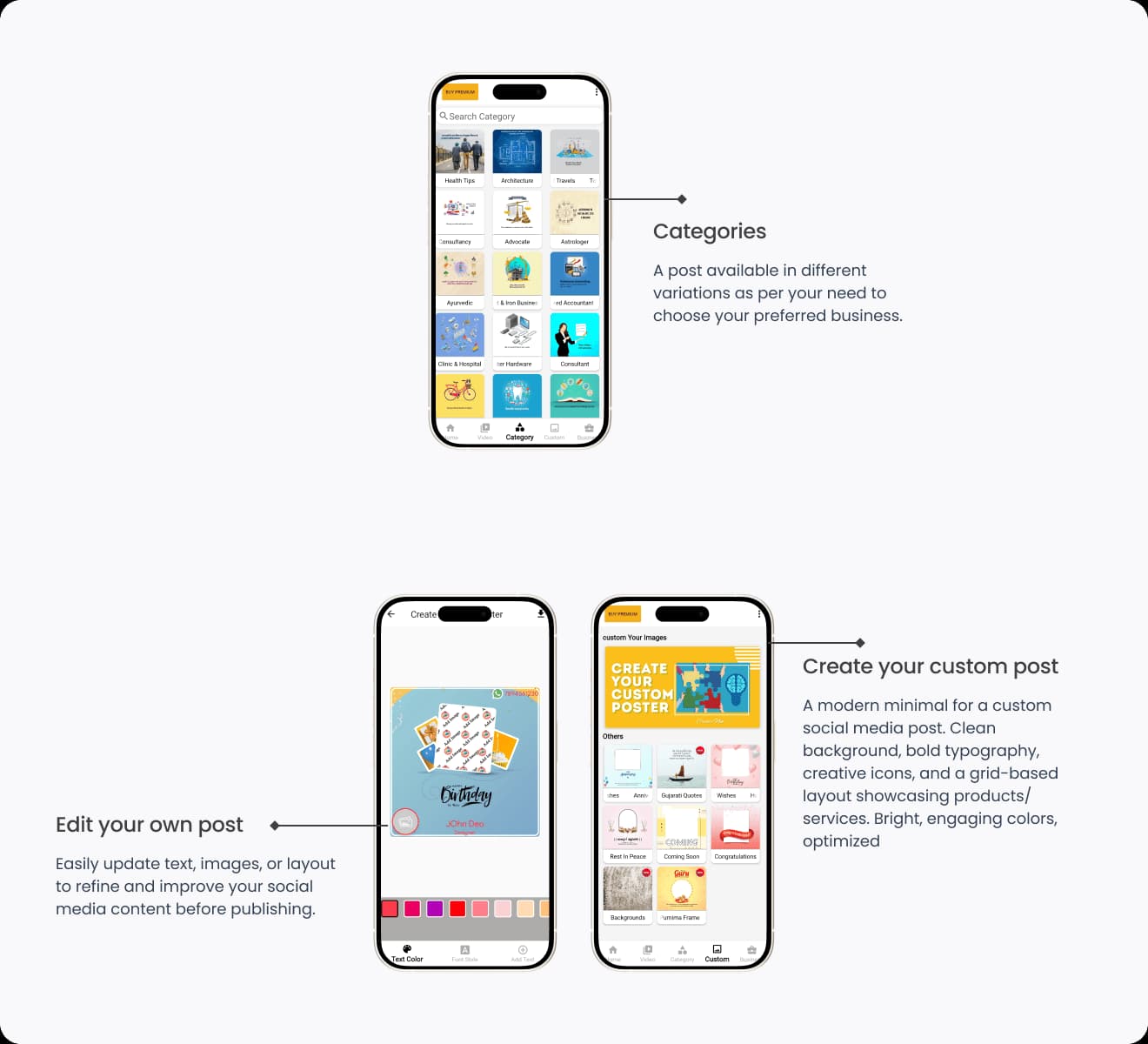 Bizz Ads – Your Digital Poster & Banner Maker for Every Occasion detail 2
