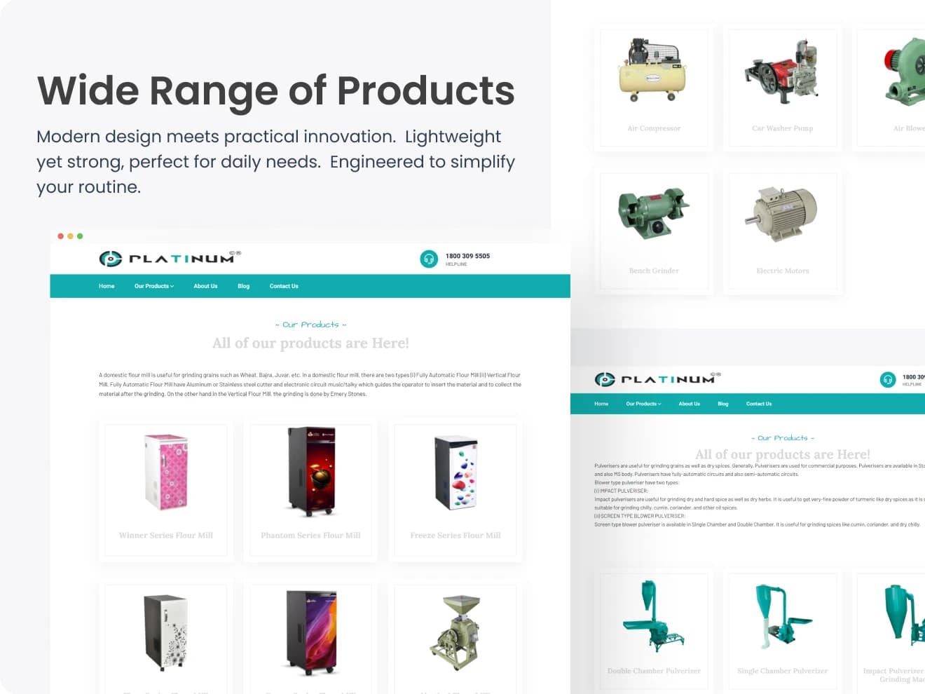Platinum Flour Mill Web Application detail 2