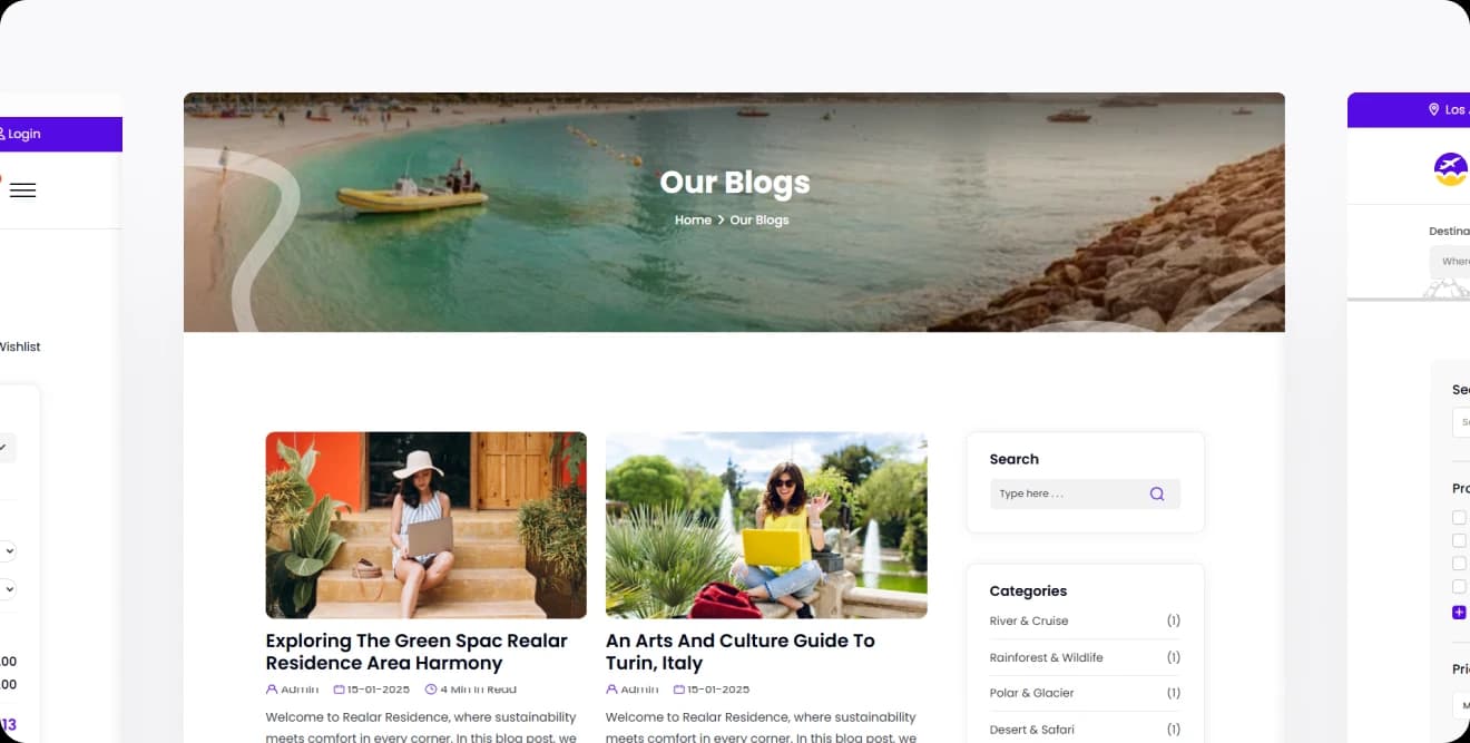 Go Wander - Travel Booking Platform detail 1