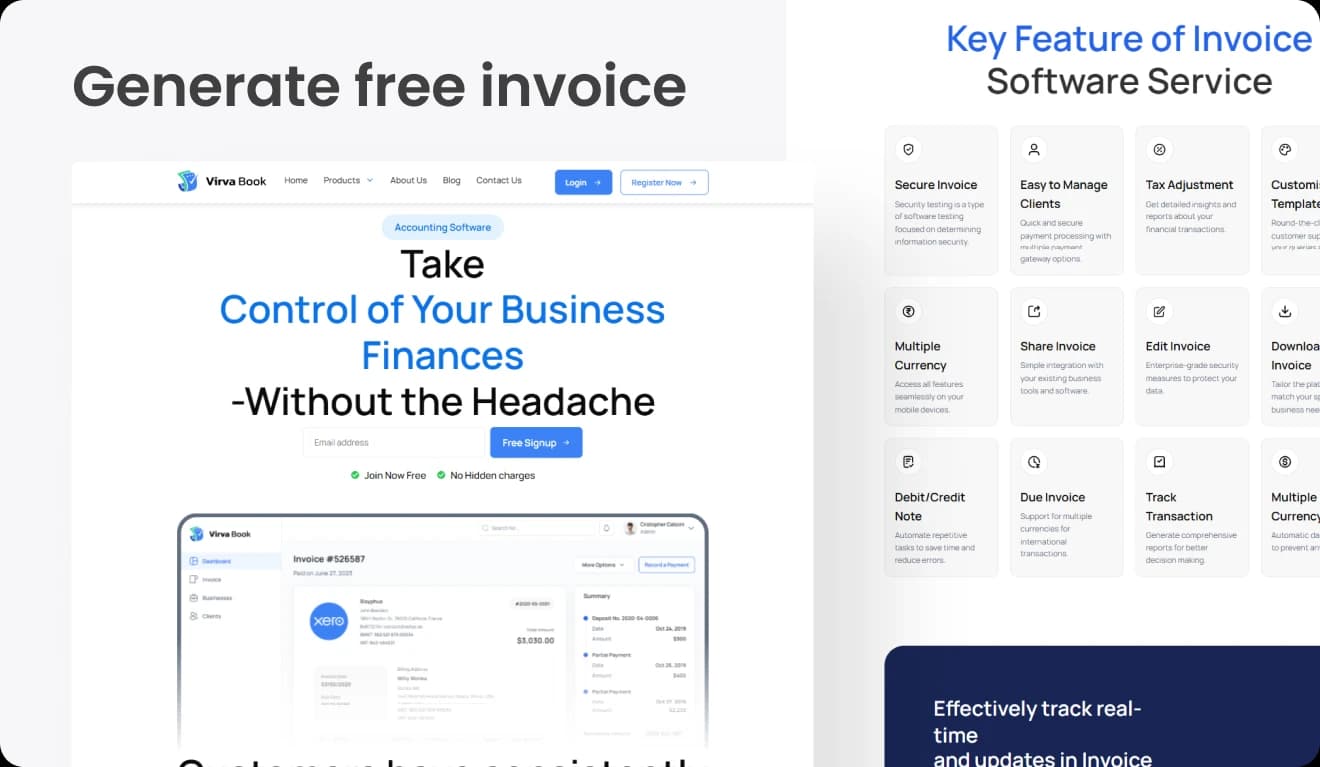Virva Book: Simplifying GST-Compliant Invoicing detail 1